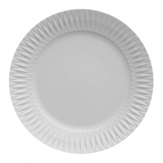 Prato Raso 26cm Diamante Porcelana Germer